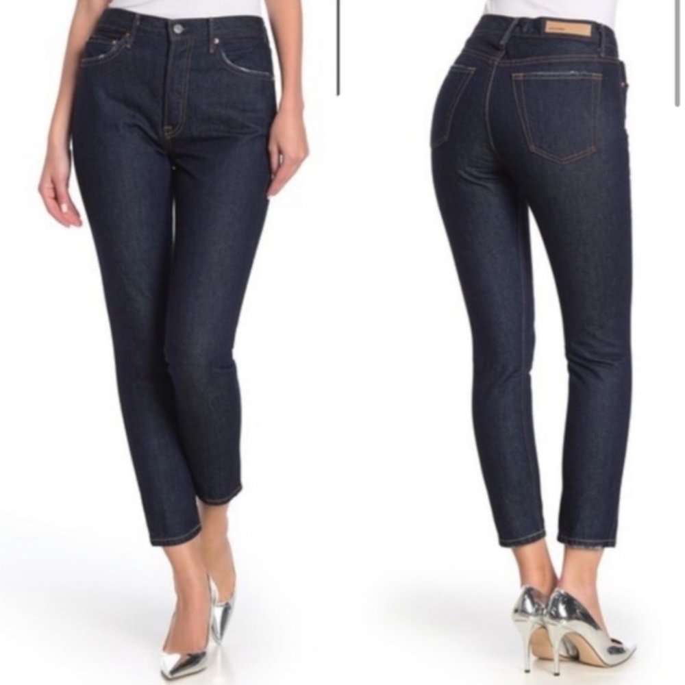 GRLFRND The Karolina Jeans Skinny Leg High Waist No Stretch Denim Size 32 / 14